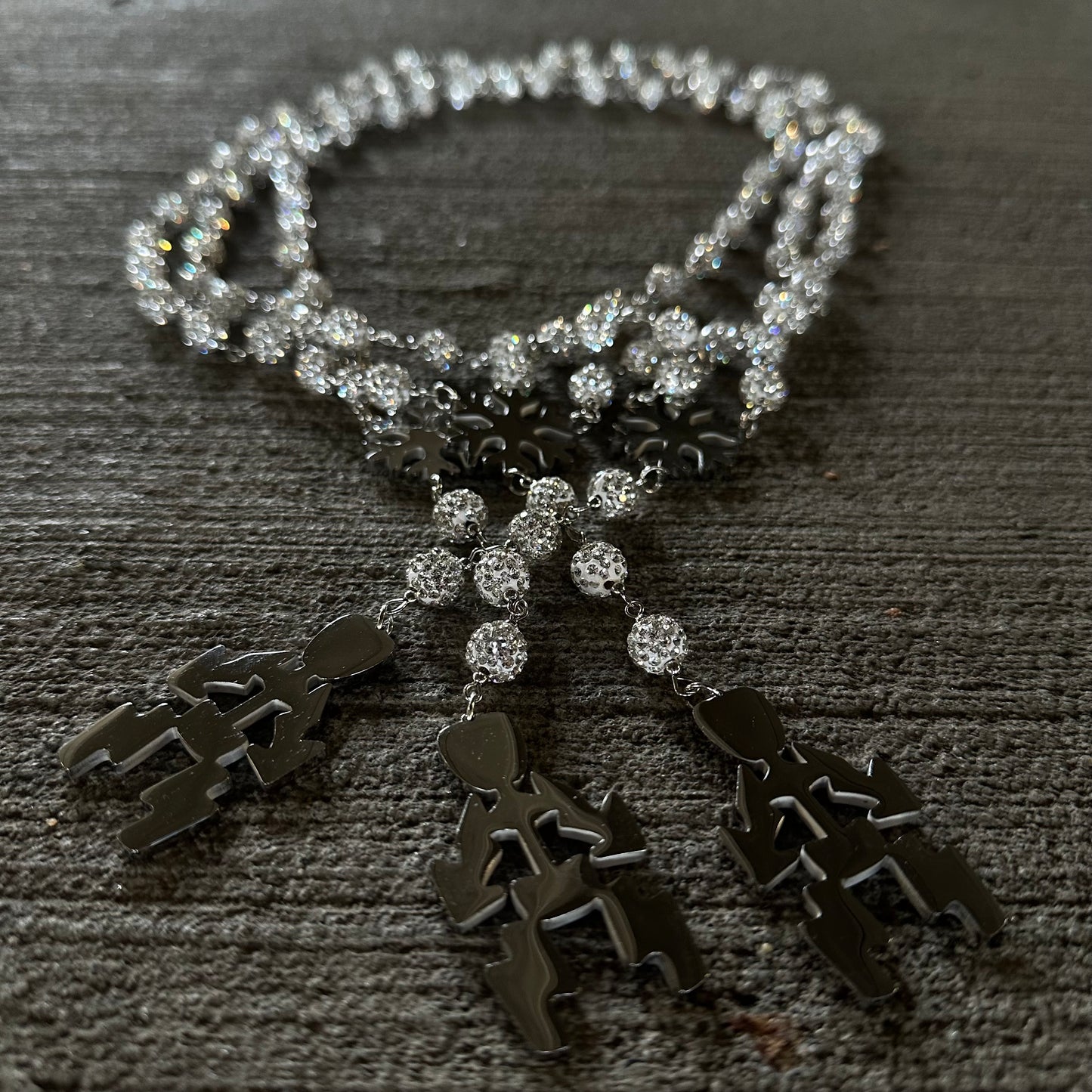"ARCADIA" ROSARY (RHINESTONE)